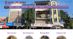 Desktop Screenshot of hotelsrirama.com